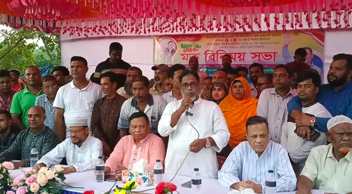সান্তাহারে বিএনপির লিফলেট বিতরণ ও সদস্য সংগ্রহ উপলক্ষে মতবিনিময় সভা