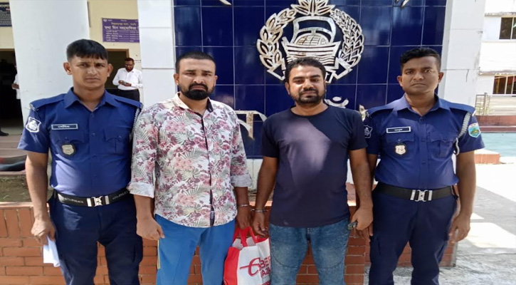 নিয়ামতপুরে নাশকতা মামলায় যুবলীগের দুই নেতা গ্রেপ্তার