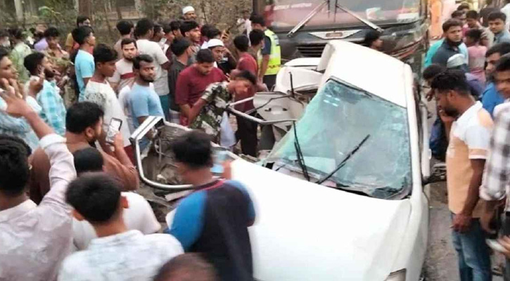 কুমিল্লায় সড়ক দূর্ঘটনায় একই পরিবারের ৪ জনসহ নিহত ৫
