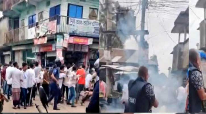 নকলে বাধা দেওয়ায় পরীক্ষা কেন্দ্রে ভাঙচুর, পুলিশ-শিক্ষার্থীদের সংঘর্ষে আহত ১০