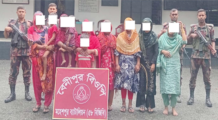 চুয়াডাঙ্গার জীবননগর সীমান্তে ১০ বাংলাদেশিকে পুশ-ইন করল বিএসএফ
