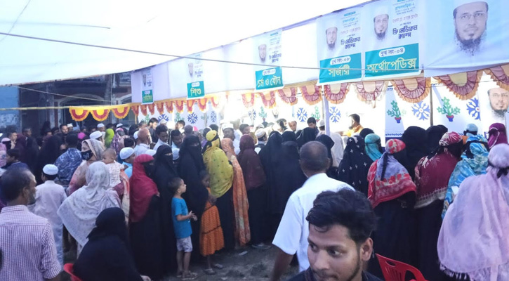 সরাইলে জামায়াতে ইসলামী উদ্যােগে ফ্রি মেডিকেল ক্যাম্প