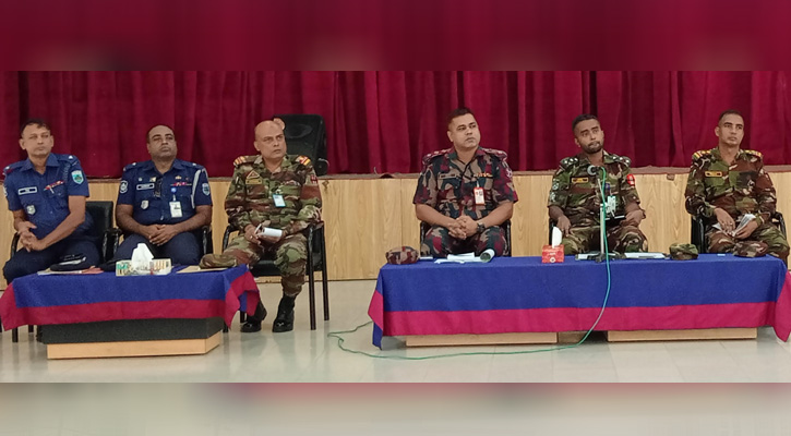 পত্নীতলায় বাংলাদেশ সেনাবাহিনীর নিরাপত্তা বিষয়ক মতবিনিময় সভা