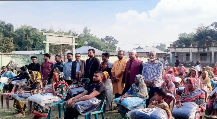 সুন্দরগঞ্জে অসহায় শীতার্তদের মাঝে শীতবস্ত্র কম্বল বিতরণ