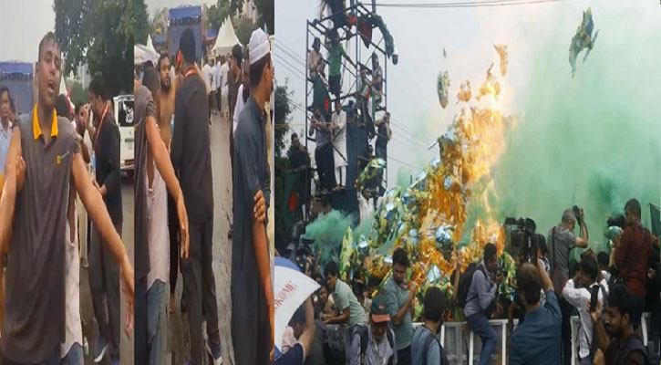 মানিক মিয়া অ্যাভিনিউয়ে গ্যাস বেলুন বিস্ফোরণে আহত অন্তত ১০
