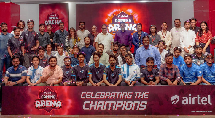 এয়ারটেল গেমিং অ্যারেনা’-তে চ্যাম্পিয়ন এ ওয়ান আরজি ইস্পোর্টস