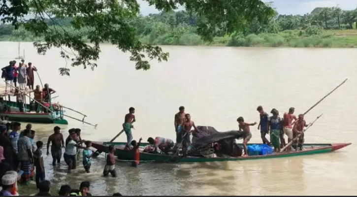 গফরগাঁওয়ে ব্রহ্মপুত্র নদে নৌকাডুবি: ৯ শিক্ষার্থীর মধ্যে ১ জনের মরদেহ উদ্ধার, নিখোঁজ ২