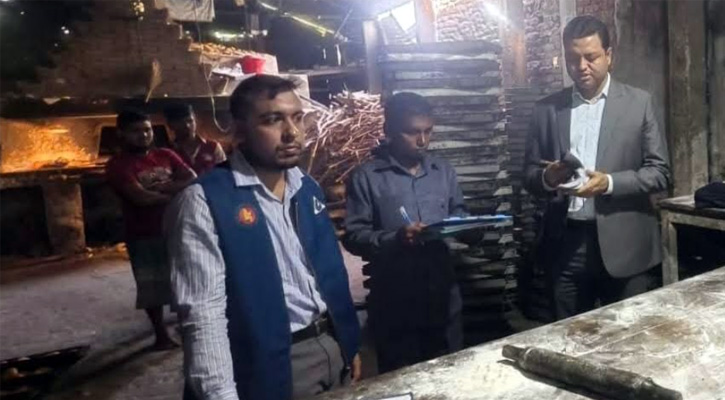 নকলায় ৩ বেকারিকে ৭৫ হাজার টাকা জরিমানা