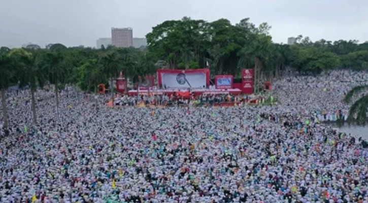 মহাসমাবেশ থেকে ইসলামী আন্দোলনের ১৬ দফা  ঘোষণা