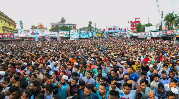 শেরপুরে এনসিপির জুলাই পদযাত্রা ও সমাবেশ অনুষ্ঠিত