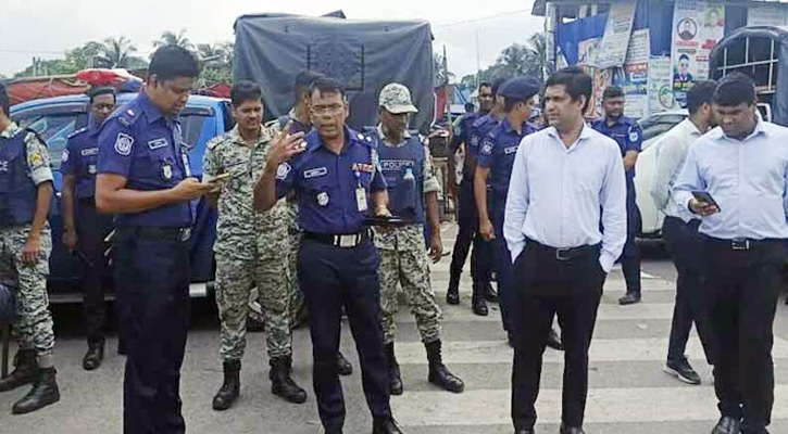 ভাঙ্গায় অবরোধের তৃতীয় দিনেও থমথমে পরিস্থিতি
