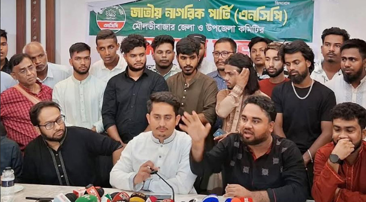 নির্বাচন কমিশন রাজনৈতিক চাপে এনসিপিকে শাপলা প্রতীক দিচ্ছে না: সারজিস আলম