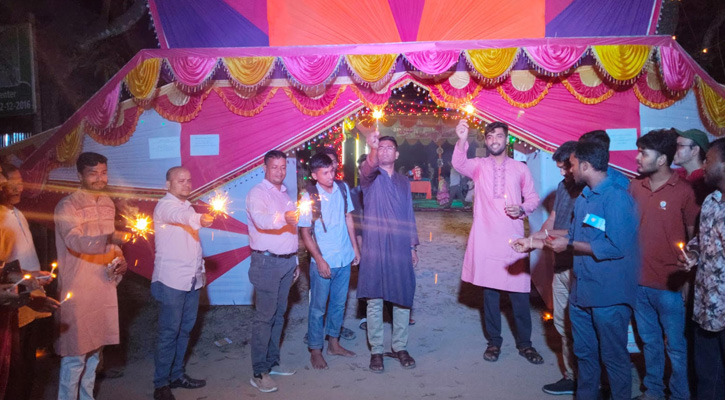 যবিপ্রবিতে শ্রী শ্রী শ্যামা পূজা ও দীপাবলি উদযাপন