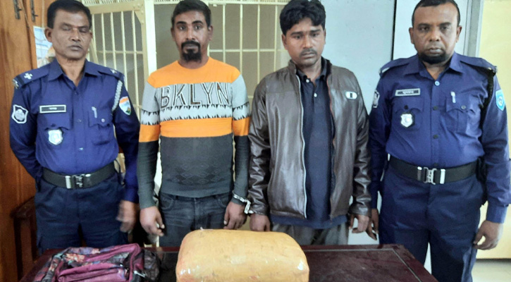 আদমদিঘীতে স্কুল ব্যাগে ৪ কেজি গাঁজা, দুই মাদক কারবারি গ্রেপ্তার