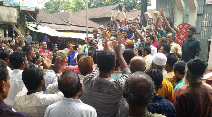 মধ্যনগরে জুলাই-আগস্টের ঐতিহাসিক গণঅভ্যুত্থানের বর্ষপূর্তিতে বিজয় র‌্যালি