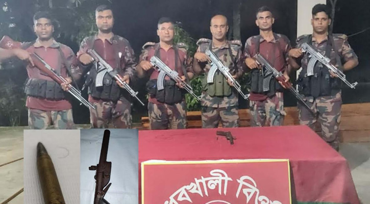 জীবননগরে বিজিবির অভিযান: পরিত্যক্ত অবস্থায় দেশি পিস্তল ও গুলি উদ্ধার