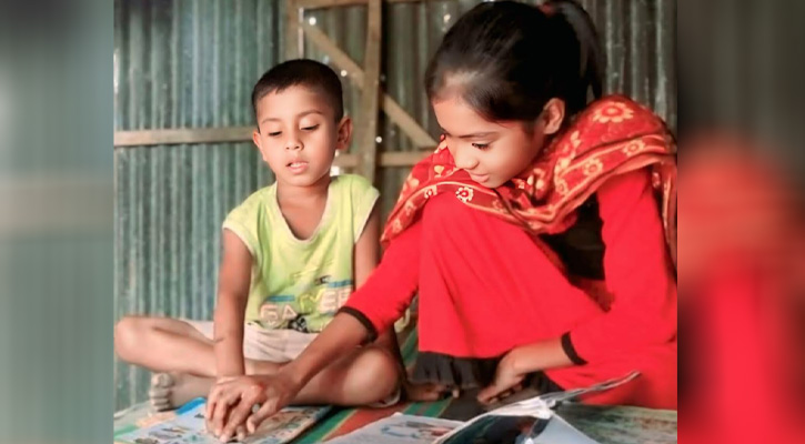 ভাঙ্গুড়ায় মা-বাবা হারিয়ে ৯ বছরের মরিয়মের কাঁধে সংসারের ভার