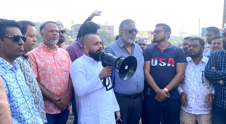 রূপগঞ্জে আওয়ামী লীগের লকডাউনের প্রতিবাদে সভা ও বিক্ষোভ