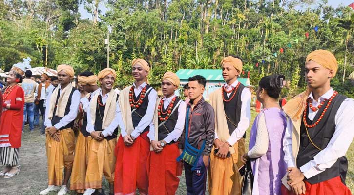 কমলগঞ্জে খাসিদের ঐতিহ্যবাহী ‘খাসি সেং কুটস্নেম’ উদযাপন