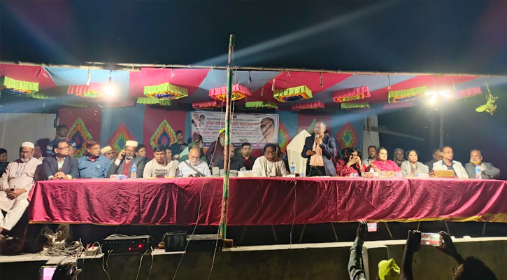 ফরিদপুরে কৃষকদল সভাপতির নির্বাচনী সভা