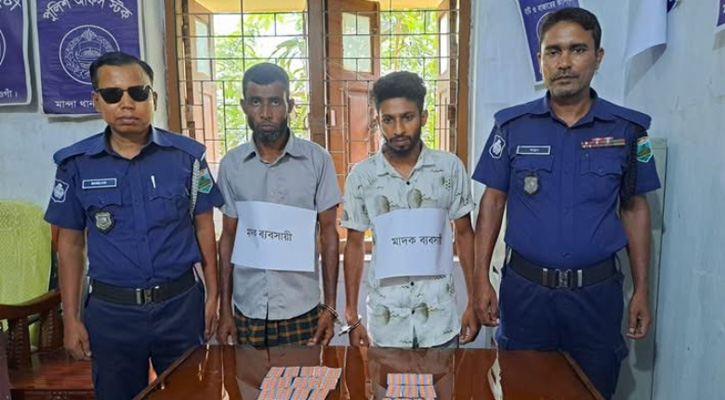 মান্দায় ২০০ পিস ট্যাপেন্ডলসহ জামাই-শ্বশুর গ্রেফতার