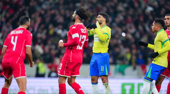 তিউনিসিয়ার সঙ্গেও জিততে পারলো না ব্রাজিল