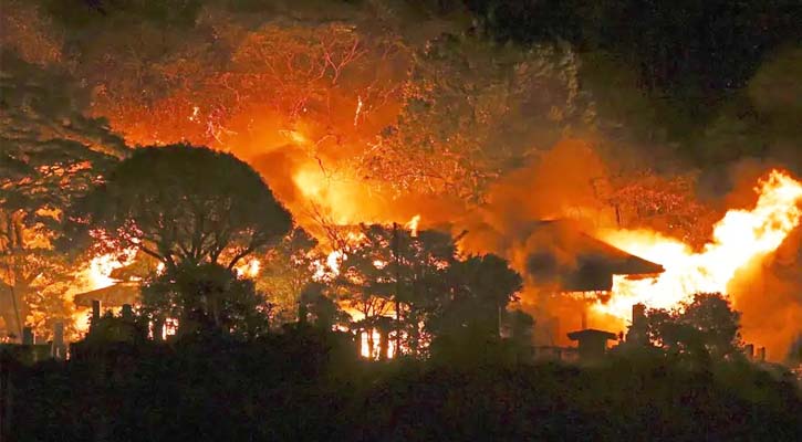 জাপানে ভয়াবহ অগ্নিকাণ্ডে পুড়লো ১৭০ ভবন!