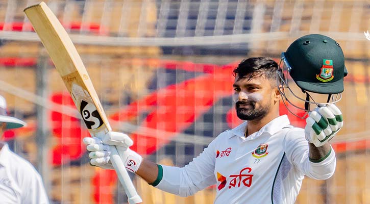 ‘শততম’ ম্যাচে সেঞ্চুরি পেলেন লিটনও
