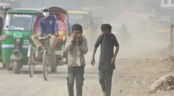 দূষিত শহরের তালিকায় পঞ্চম অবস্থানে ঢাকা