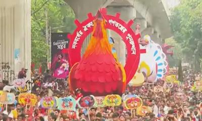 চারুকলা থেকে বৈশাখী শোভাযাত্রা শুরু