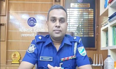 ফরিদপুর জেলার শ্রেষ্ঠ ওসি নির্বাচিত মাহমুদুল হাসান