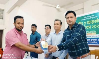 জাতীয় যুব দিবসে ভালুকায় শ্রেষ্ঠ প্রশিক্ষকের সম্মাননা পেলেন আরাফাত সানি