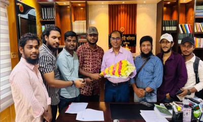লৌহজং প্রেসক্লাবের কার্যকরী কমিটির সদস্যদের ইউএনও, এসি ল্যান্ড ও ওসির সাথে সৌজন্য সাক্ষাৎ