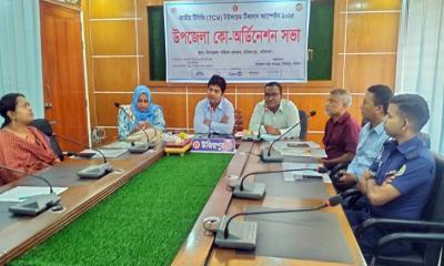 উজিরপুরে টাইফয়েড টিকাদান ক্যাম্পেইনের সমন্বয় সভা অনুষ্ঠিত