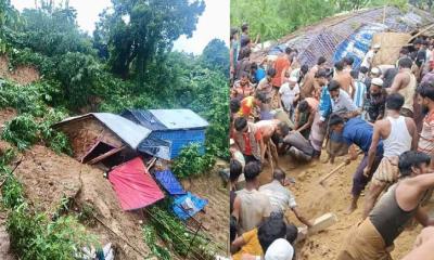 কক্সবাজারে ভয়াবহ পাহাড়ধস, মৃতের সংখ্যা বেড়ে ২০