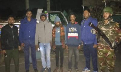 আলীকদমে অবৈধ পাহাড় কাটায় যৌথ অভিযান