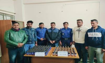 লালমনিরহাট সীমান্তে বিজিবির অভিযানে ভারতীয় জিরা ও কাপড় জব্দ