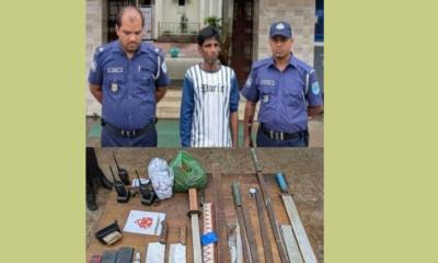 রূপগঞ্জে মাদক ও দেশীয় অস্ত্রসহ কিশোরগ্যাংয়ের সদস্য গ্রেপ্তার