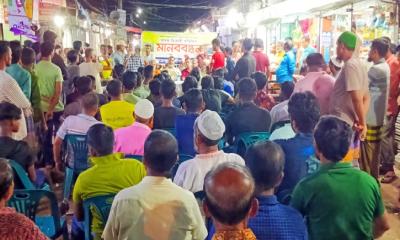 শ্রীমঙ্গলে ব্যবসায়ীদের উদ্যোগে মাদকবিরোধী সমাবেশ