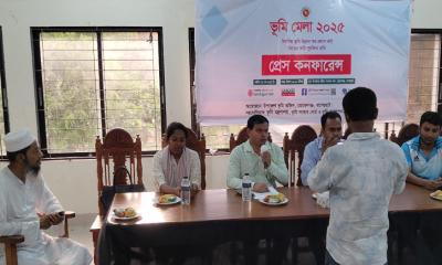 মোরেলগঞ্জে ভূমি মেলা ২০২৫ উপলক্ষে সংবাদ সম্মেলন