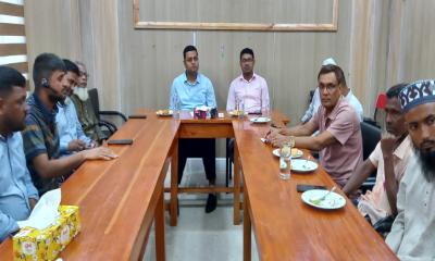 নকলায় সাংবাদিকদের সাথে নবাগত ইউএনওর মতবিনিময় সভা
