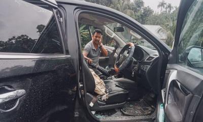গোপালগঞ্জে এবার ইউএনওর গাড়িবহরে হামলা, আহত কয়েকজন