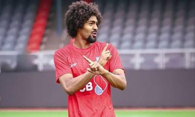 জাতীয় দলে যোগ দিতে ঢাকায় হামজা চৌধুরী