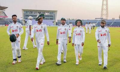 সিলেট টেস্টে ২৮৬ রানে থামল আয়ারল্যান্ড