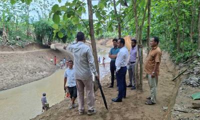 প্রধানমন্ত্রীর ঘোষিত খাল খনন কর্মসূচির প্রথম ধাপ খাগড়াছড়িতে সম্পন্ন