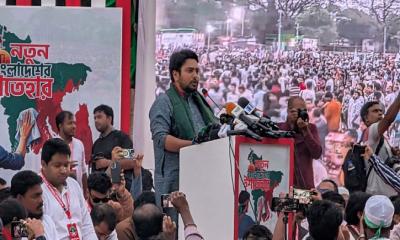 কেন্দ্রীয় শহীদ মিনারে এনসিপির ২৪ দফা ইশতেহার ঘোষণা