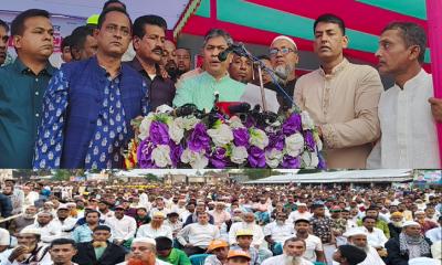 আমখোলা ইউনিয়নে হাসান মামুনের বিশাল জনসভা, মিছিলে উপচে পড়ল জনতার ঢল