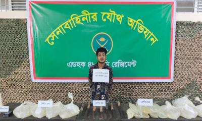 বোয়ালখালীতে সেনা অভিযানে ১শ লিটার মদসহ একজন আটক