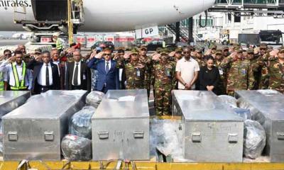 ৬ বাংলাদেশি শান্তিরক্ষীর জানাজা রোববার