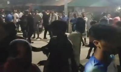 কিশোরগঞ্জে তুচ্ছ ঘটনাকে কেন্দ্র করে দুপক্ষের সংঘর্ষে আহত ১০